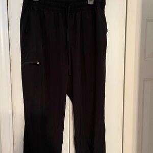 Black scrub pants